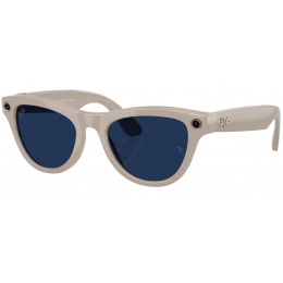 Умные очки Ray-Ban Meta* Skyler Gen 2 Shiny Chalky Grey, Фотохромные линзы Clear to Sapphire Transitions (RW4014)